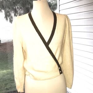 Wonen’s EUC VINTAGE REFERENCE POINT Silk, Nylin, Angora& Lambswool Sweater Sz M